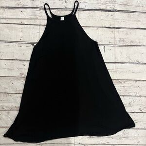 Old Navy Swing Dress Black Medium EUC